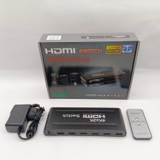 SWITCH HDMI 5 PORT + REMOTE + ADAFTOR SWITCH HDMI 5 PORT + REMOTE + ADAFTOR