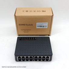 SWITCH HUB SANURPRO 10/100 16 PORT SWITCH HUB SANURPRO 10/100 16 PORT