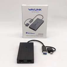 TYPE-C + USB 3.0 TO DUAL HDMI WAVLINK WL-UG7602HC