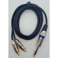 KABEL AUDIO 6.5 MALE TO RCA2