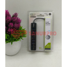 USB HUB 6 PORT+CARD READER COMBO SN-10